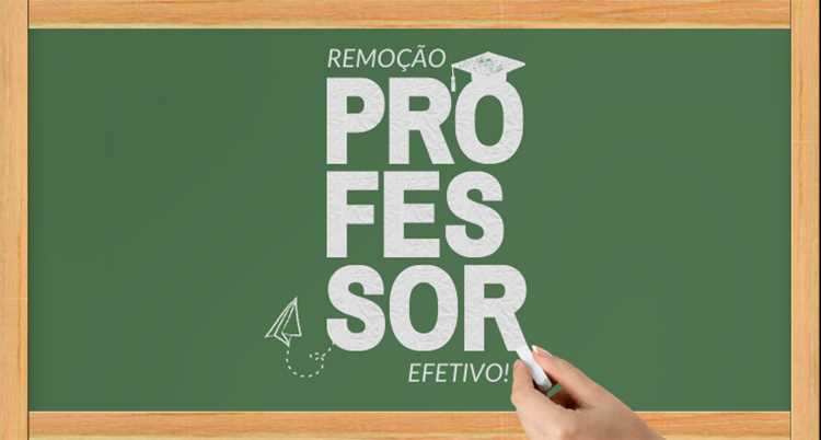 REMOÇÃO DOS PROFESSORES